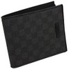 A.S.M (ATERIA SAB MEN) Chair Series Bifold Wallet 152613 Black,