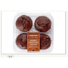 Trader Joe's Double Chocolate Muffins, 4ct