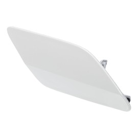 X AUTOHAUX Front Right Bumper Headlight Washer Nozzle Cover Cap No.5GG955110 Bumper Trim Nozzle Cover for VW Golf MK7 VII 2013-2016 White Plastic 1 Pcs