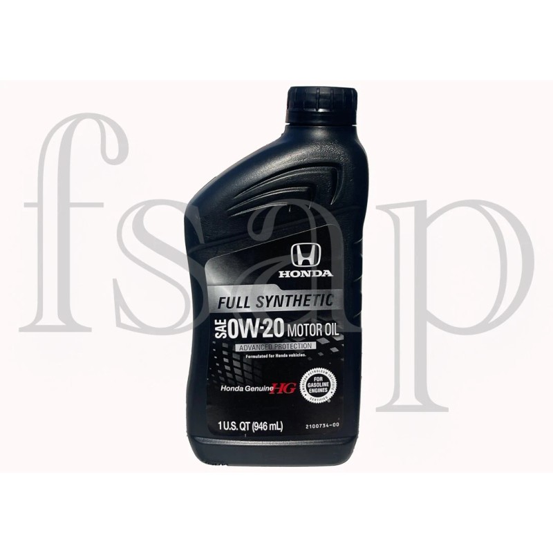 Honda Genuine Honda Full Synthetic engine oil change kit 2016