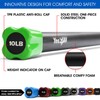 Yes4All Total Body Workout Weighted Pilates Bar, Body Bar For