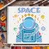FINGERINSPIRE Astronaut Stencils 30 x 30 cm Space Theme Drawing