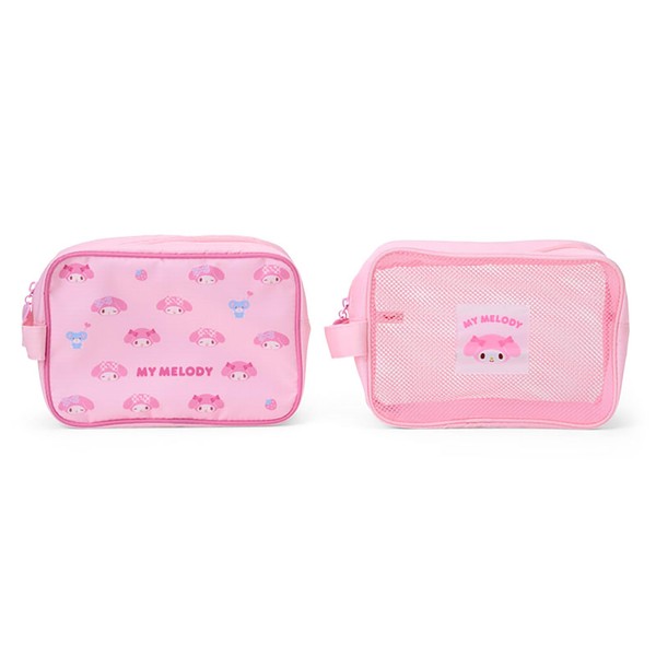 Sanrio 679488 My Melody Polyester Travel Pouch, Set of 2,