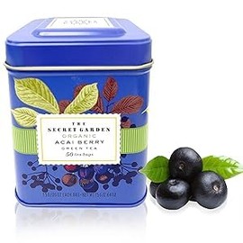 The Secret Garden Organic Acai Berry Green Tea 50 tea bags