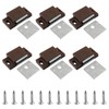 Litoexpe 6 PCS Magnetic Door Catch Brown, Heavy Duty Single