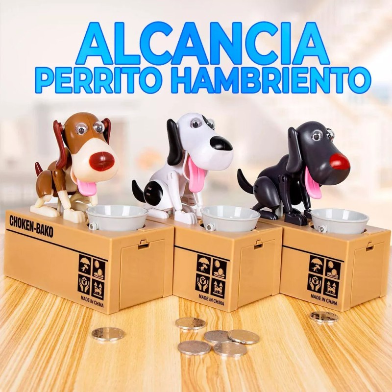 EGTMA Alcancia Para Niños De Perritos Juguete Fomenta Ahorro