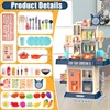 Play Kitchen for Toddlers, Kids Kitchen Playset Toddler Girl Toys