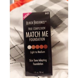Black Radiance True Complexion Match Me Foundation, Light to Medium