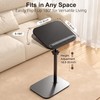 C Shaped End Table for Couch, TV Dinner Tray Table