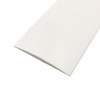 White, Flat Laminate to Tile Threshold Bar, PVC Transition Profile,