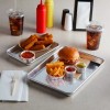 Choice (6-Pack) 1/8 Size Aluminum Bun Sheet Baking Pan Serving
