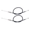 2PCS Throttle Shift Cable 61N 26311 00 Stainless Steel Boat