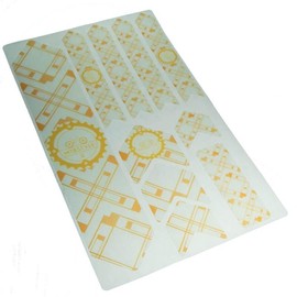 XMTBSTYLE Mountain Bike MTB Gravel Bicycle Accessories, MTB Bicycle Frame Protector, Bicycle Sticker, Bicycle Sticker (Golden)