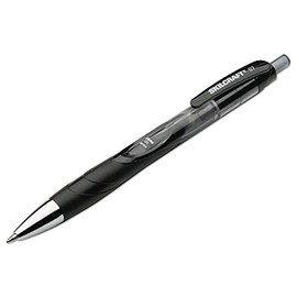 AbilityOne - Vista Secure Gel Pen - 0.7 mm - Medium Point, Black Ink 7520-01-574-5970: Package, 7 Item(s)