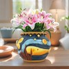 BJVF Starry Night Flower Pot – Fancy Theme Planter for