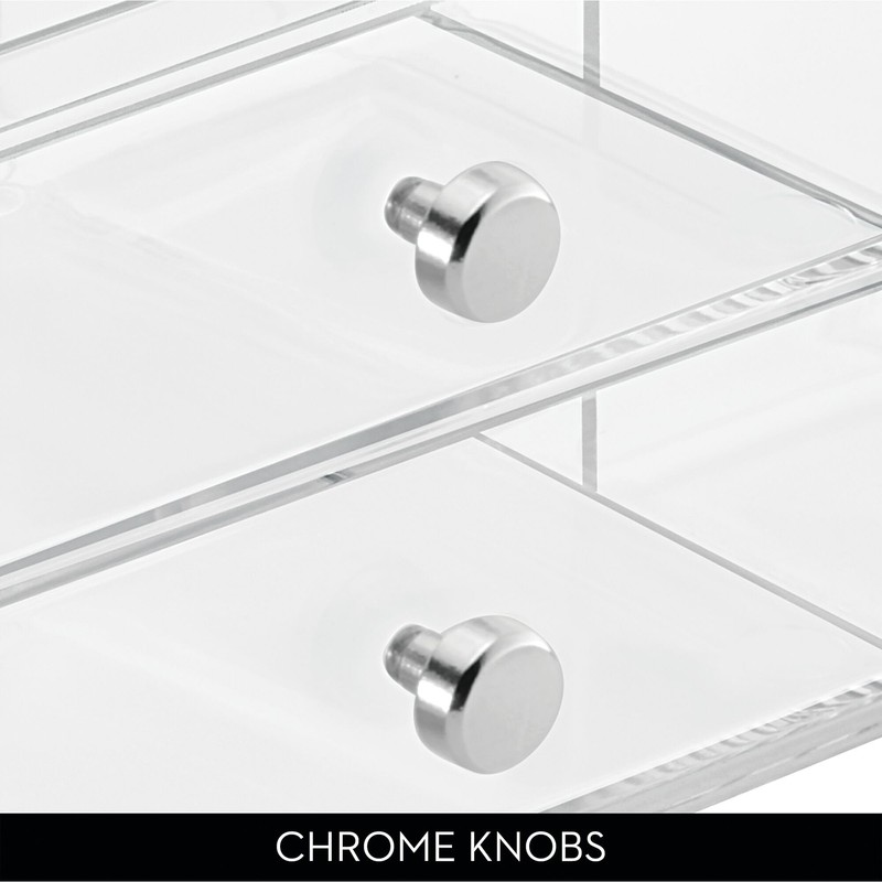 iDesign Divided 3-Drawer Stackable Organizer for Glasses, Sunglasses, and Readers