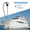 Geloo Level Sensor, Stainless Steel Fuel Sending Unit Water Level