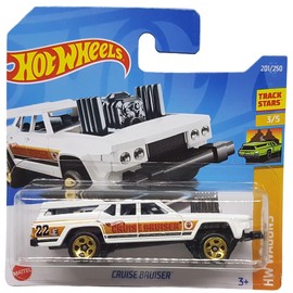 Hot Wheels - Cruise Bruiser - HW Wagons 3/5 - HCX72 - Short Card - Track Stars - White - Mattel 2022