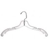 Only Hangers Clear Plastic 17" Dress Hanger (Box of 50)