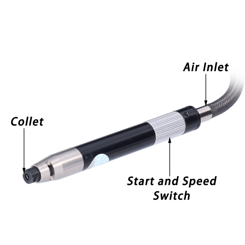 Pneumatic Grinding Pen Air Grinder Adjustable Portable Polishing Tool Set