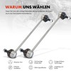 Frankberg 2 x Front Axle Coupling Rods Compatible with Nubira