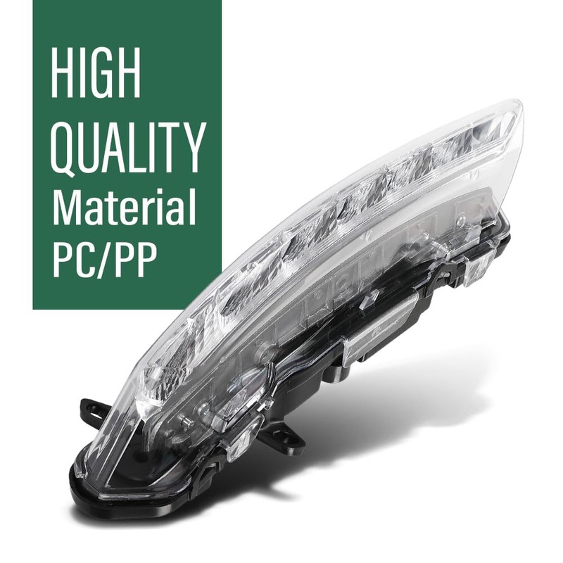 LQI Left DRL LED Daytime Running Fog Light Lamp Compatible