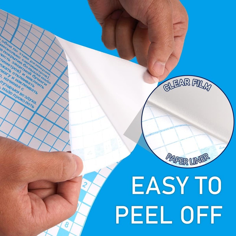 Chell - Cubierta de libro transparente, protector de papel autoadhesivo,