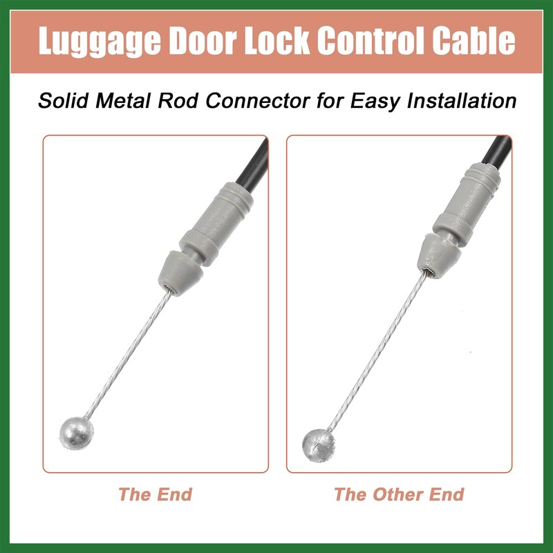 Motoforti NO.64607-06070 Trunk Lock Latch Release Cable for Toyota Camry