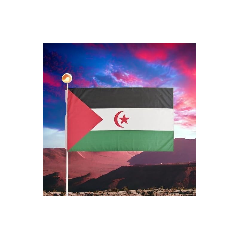 Western Sahara Flag 150 x 90 cm - Flag Arab