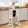 COSYLAND Toddler Standing Tower - Adjustable Height Toddler Kitchen Stool