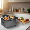 Complete Cuisine 4 Liter Electric Deep Fryer with 3 Fryer