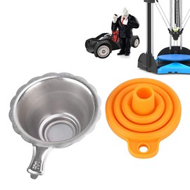 Surebuy 3D Printer Filter, 10 Ounce Orange Plastic Resin Filter Funnel, Light Curing Consumable, for Anycubic SLA/Elegoo Mars