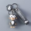 KUPOOL Cute Big Eyes Monkey Keychain Creative Cartoon Animal Key