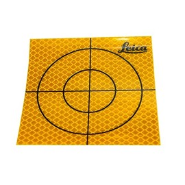 Objetivos de encuesta de cinta reflectante (amarillo, 20 unidades, 30 x 30 mm)