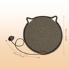 CAPASTEC Cat Scratching Mat with Ball, Cotton Rope Cat Scratching