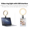 6'' Ring Light for Laptop, Computer Clip Video Fill Light