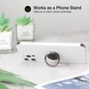 [2 Pack] Small Round Sparkling Cell Phone Ring Holder Stand,360