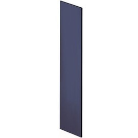 Side Panel for 24 Inch Deep Extra Wide Designer Wood Locker with Sloping Hood Size: 24" H x 24" W x 0.25" D, Color: Blue