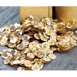 Loose Cup Hologram Sequins - 6mm - Green - 5 Gross (720 psc/pk)