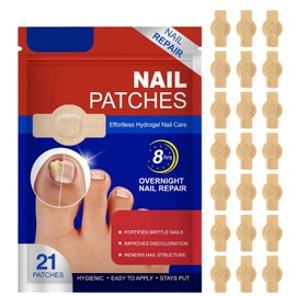 LUSCOR Parches De Cuidado Para Las UñAs,Treatment Nail Support Nail Care，Parche Corrector De UñAs De Los Pies, Reparar daños en las uñas, Mejorar el color de las uñas(1 paquete)
