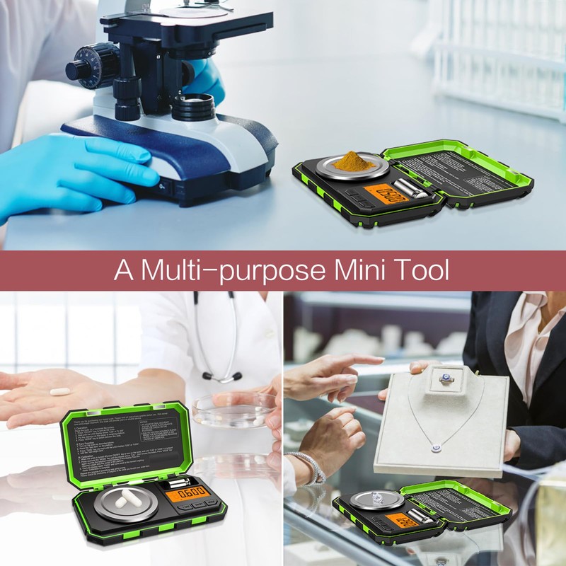 LOFICOPER Digital Precision Scale, Portable Mini Scale, 50 g/0.001 g,