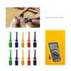 Micro Traders 40PCS Multimeter Electrical Testing Single Hook Clip Grabber