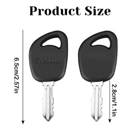 Start Ignition Key GY20680, 4Pcs Ignition Keys Compatible with John Deere Mower and Lawn Tractors 100, D100, E100, G100, L100, LA100, LT, SST, X300, X500 and X700 Series