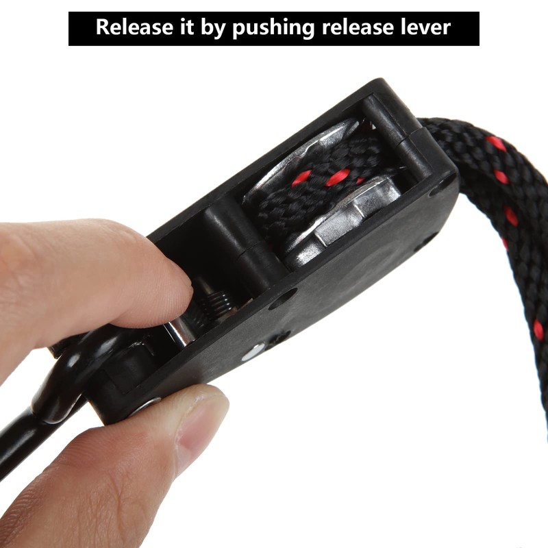 DIRBUY 4 pcs Kayak Rope Tie Downs - 1/4 inch
