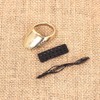SOPOGER Archery Thumb Ring Horse Bow Brass Thumb Draw Release