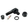 Felgenfactory 2x Motorcycle Aluminium Angle Valve Black 8.3 mm Valves