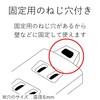 Elecom T-WRMK3630LG/RS Power Strip, Lightning Guard, Outlet, 6 Outlets, 3P