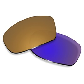 Betterun Bronze Gold Polarized Replacement Lenses/Nose Pad for Oakley Straightlink