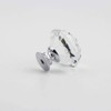 MDPLY 10 Pack Crystal Cabinet Knobs 30mm Diamond Glass Pulls