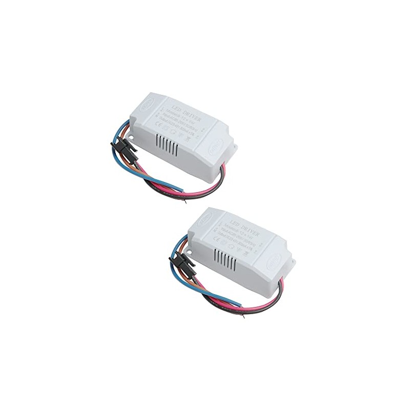 Acxico 2 pcs LED driver power supply 8-12W AC 110V-220V